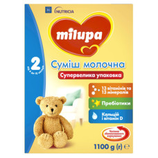 MILUPA молочна суміш 1100гр №2