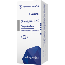 ОПАТАДИН ЕКО кр. очні. р-н 1 мг/мл №1 фл.5 мл
