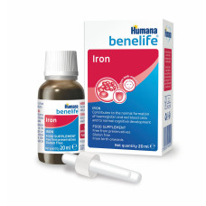 HUMANA 003645 Benelife Бісгліцинат заліза краплі для дітей з народження та дорослих