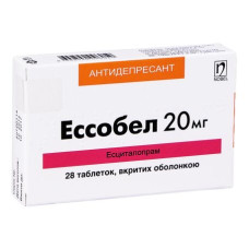 ЕССОБЕЛ табл. в/о 20 мг №28