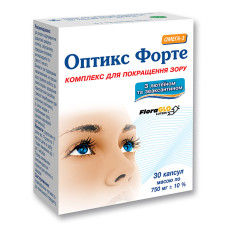 ОПТИКС ФОРТЕ капс. №30 КІЇВСЬКИЙ ВІТАМІННИЙ ЗАВОД ВАТ