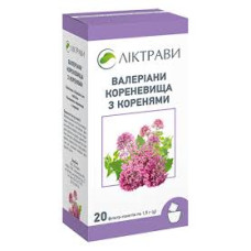 ВАЛЕРІАНИ КОРЕНЕВИЩА З КОРЕНЯМИ 1,5 г №20 ЛІКТРАВИ