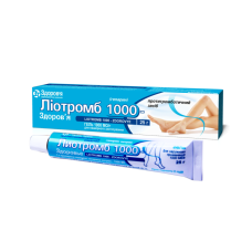 ЛІОТРОМБ 1000 гель туба 25 г