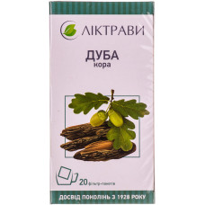 КОРА ДУБА 2,5 г №20 пак. ЛІКТРАВИ