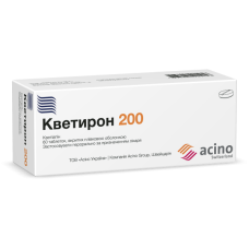 КВЕТИРОН 200 табл. 200 мг №60
