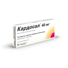 КАРДОСАЛ табл. в/о 40 мг №28 БЕРЛІН-ХЕМІ АГ / МЕНАРІНІ