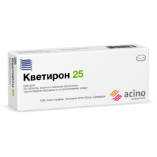 КВЕТИРОН 25 табл. 25 мг №30
