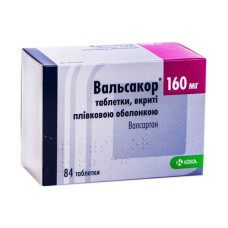 ВАЛЬСАКОР табл. в/пл. об. 160 мг №84