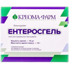ЕНТЕРОСГЕЛЬ паста д/перор.заст. 15 г №15 пак.