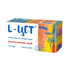 L-ЦЕТ табл. в/о 5 мг №100 бліст.