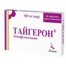 ТАЙГЕРОН табл. в/о 500 мг №10 бліст. **