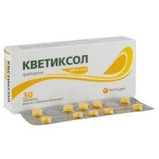 КВЕТІКСОЛ табл. в/о 100 мг №30