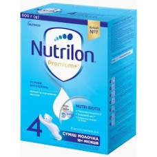НУТРІЛОН Суміш суха молочна Nutrilon Premium+ 4 для дітей 18+ місяців, 600 г