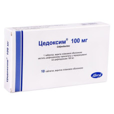 ЦЕДОКСИМ табл. п/о 100 мг №10 бліст. АУРОБІНДО