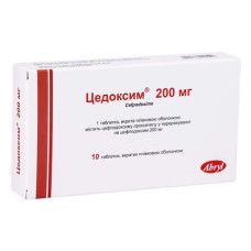 ЦЕДОКСИМ табл. п/о 200 мг №10 бліст. АУРОБІНДО
