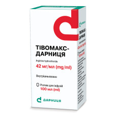 ТІВОМАКС-ДАРНИЦЯ р-н д/інф. 42 мг/мл №1 фл.100 мл