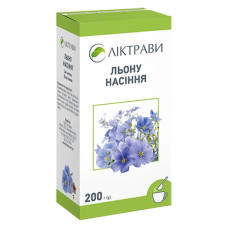 ЛЬОНУ НАСІННЯ насіння 200 г №1 пачка з внутр.пак. ЛІКТРАВИ