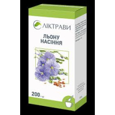 ЛЬОНУ НАСІННЯ насіння 200 г №1 пачка з внутр.пак. ЛІКТРАВИ