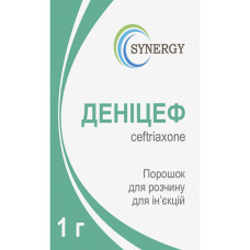 ДЕНІЦЕФ пор. д/п р-ну д/ін. 1 г №1 фл.