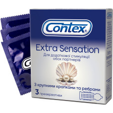 ПРЕЗЕРВАТИВИ КОНТЕКС Extra Sensation №3