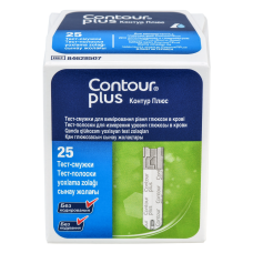 ТЕСТ-смужка CONTOUR PLUS №25