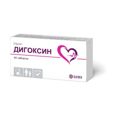 ДИГОКСИН табл. 0,25 мг №40 бліст.<РЦП> БОРЩАГІВСЬКИЙ ХФЗ / АГРОФАРМ / АГРОФІРМА ЯН ДП