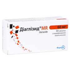 ДІАГЛІЗИД MR табл. 60 мг №30 бліст.<РЦП>