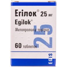 ЕГІЛОК табл. 25 мг №60 фл.<РЦП> ЕГІС