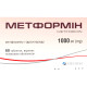 МЕТФОРМІН табл. в/пл. об. 1000 мг №60 бліст.