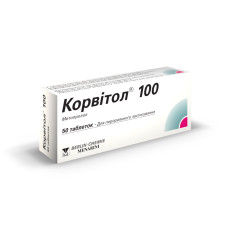 КОРВІТОЛ 100 табл. 100 мг №50 бліст.<РЦ> БЕРЛІН-ХЕМІ АГ / МЕНАРІНІ
