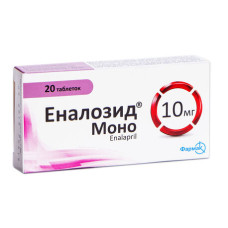 ЕНАЛОЗИД МОНО табл. 10 мг №20 бліст.<РЦП>