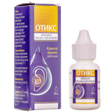 ОТИКС кр. вушні 15 г фл.