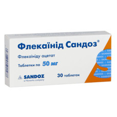 ФЛЕКАЇНІД табл. 50 мг/ №30 САНДОЗ ГМБХ / ЛЕК / САЛЮТАС