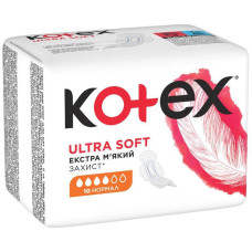 ПРОКЛАДКИ KOTEX Ultra Soft Normal №10