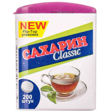 САХАРИН CLASSIC FLIP-TOP табл. 0,1 г №200 * КРАСА ТА ЗДОРОВЯ