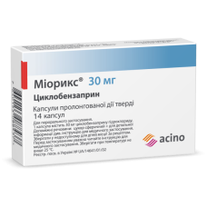 МІОРИКС капс. пролонг. дії 30 мг №14