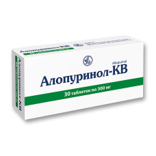 АЛОПУРИНОЛ-КВ табл. 300 мг №30 КІЇВСЬКИЙ ВІТАМІННИЙ ЗАВОД ВАТ