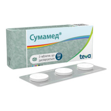 СУМАМЕД табл. дисп. 500 мг №3  бліст.