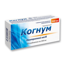 КОГНУМ табл. 500 мг №50 бліст. КІЇВСЬКИЙ ВІТАМІННИЙ ЗАВОД ВАТ