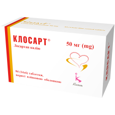 КЛОСАРТ табл. в/о 50 мг №84 бліст.<РЦП>