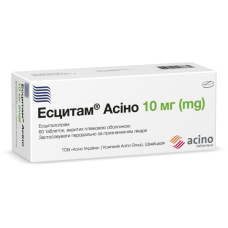 ЕСЦИТАМ АСІНО табл. в/о 10 мг №60