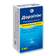 ДОРЗІТІМ кр. очні №1 фл.-крап. 5мл в пачці