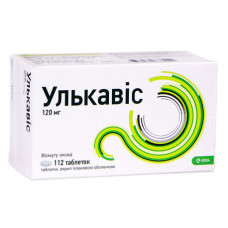 УЛЬКАВІС табл. 120 мг №112 КРКА