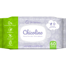 СЕРВЕТКИ ВОЛОГІ ДИТЯЧІ CHICOLINO з перших днів життя №60