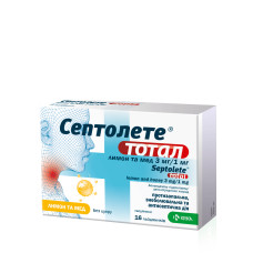 СЕПТОЛЕТЕ ТОТАЛ ЛИМОН ТА МЕД льод. №16 КРКА