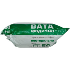 ВАТА стер. 50 г рулон ЮРІЯ-ФАРМ