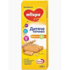 MILUPA печиво пшеничне 135г від 6міс.