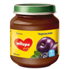 ПЮРЕ MILUPA Чорнослив 125г
