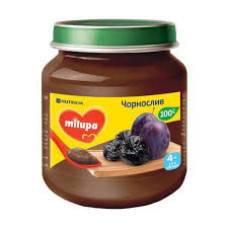 ПЮРЕ MILUPA Чорнослив 125г