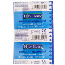 ПЛАСТИР H Dr.House Ткан.осн. 7,2*1,9 см. №10